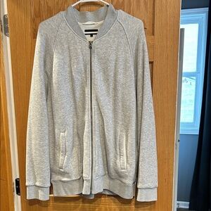 Vince Men’s Light Gray Varsity Jacket